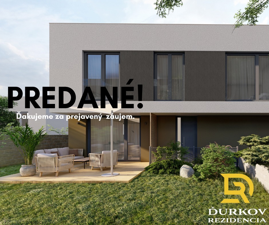 Residence Ďurkov successfully sold